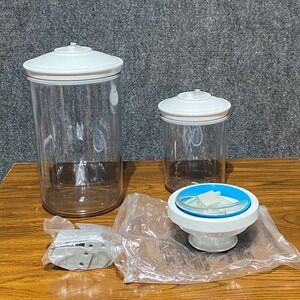 2006 FoodSaver Vacuum Sealer Canister Set Jar Sealer Accessory Hose White NOS